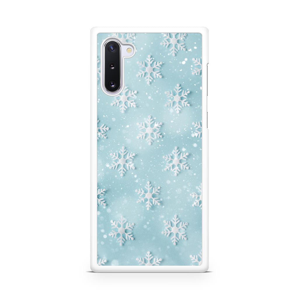 Snowflakes Pattern Galaxy Note 10 Case