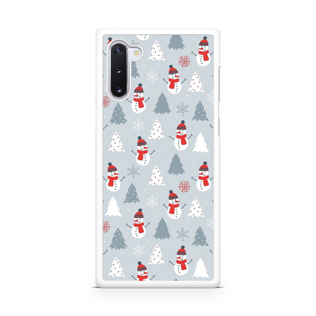 Snowmans Pattern Galaxy Note 10 Case