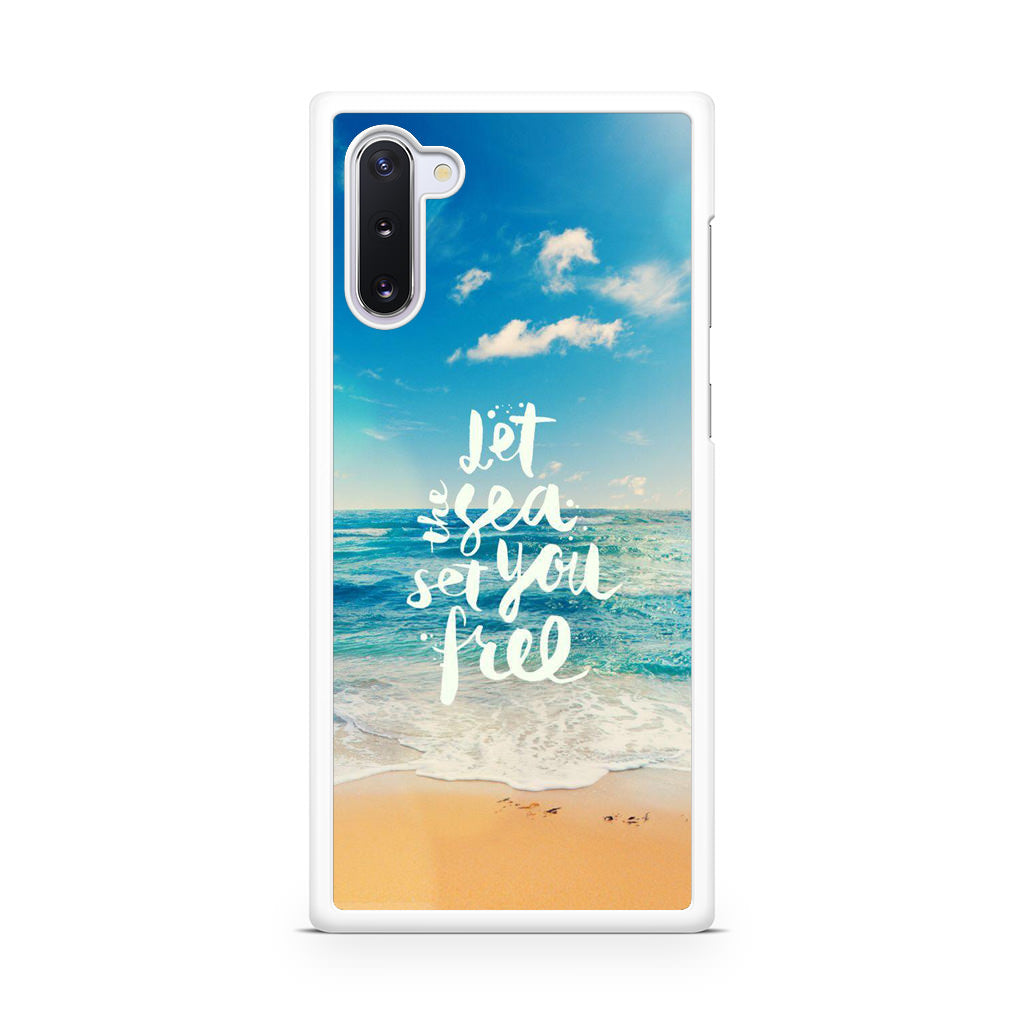 The Sea Set You Free Galaxy Note 10 Case