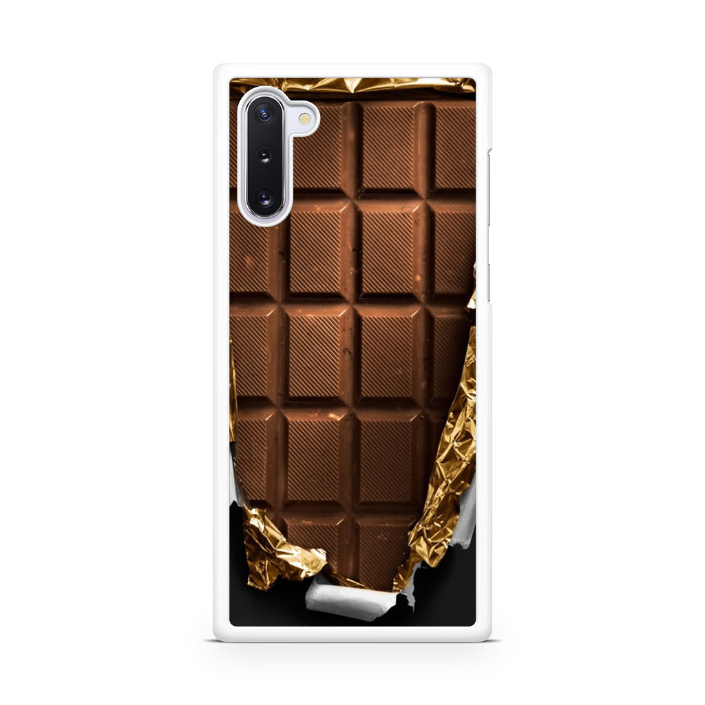 Unwrapped Chocolate Bar Galaxy Note 10 Case