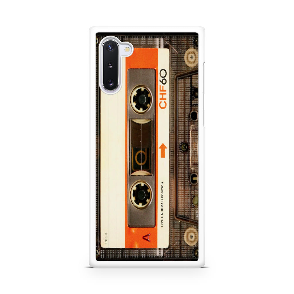 Vintage Audio Cassette Galaxy Note 10 Case