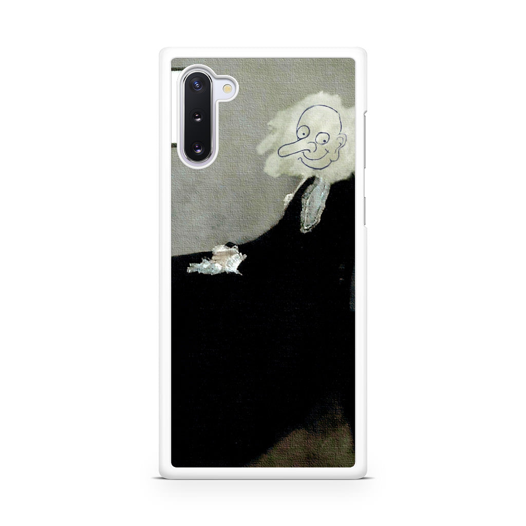 Whistler's Mother by Mr. Bean Galaxy Note 10 Case