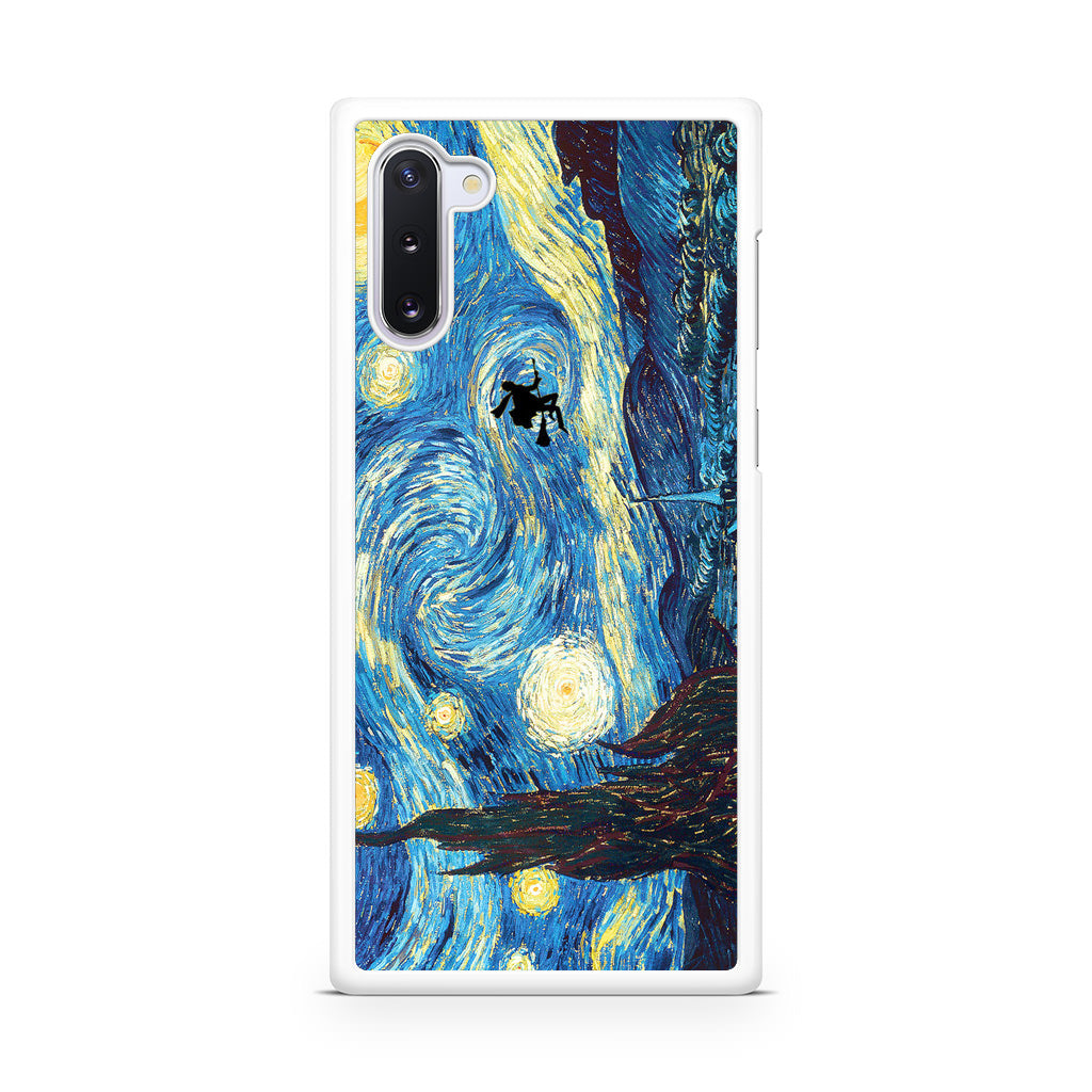 Witch on The Starry Night Sky Galaxy Note 10 Case