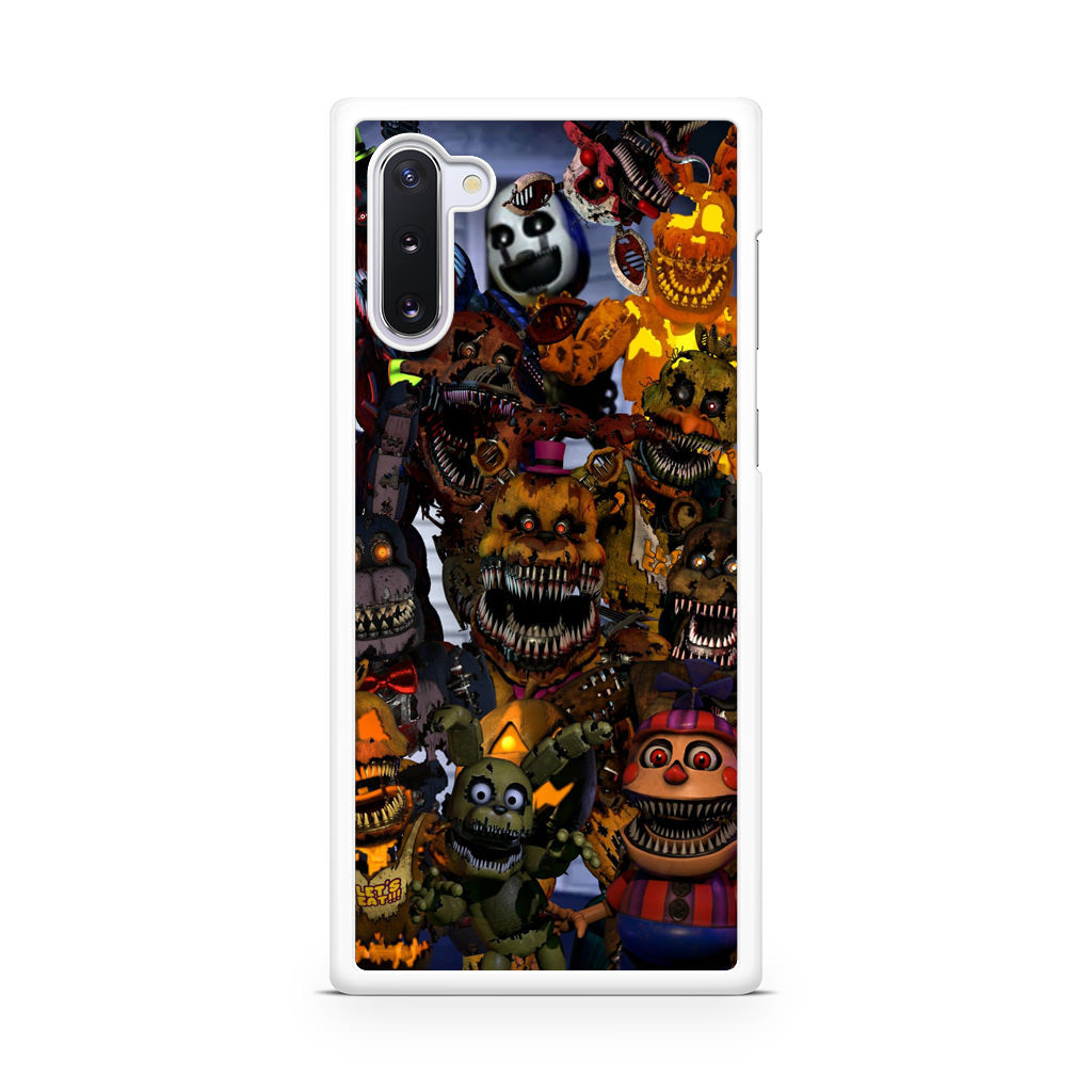 Five Nights at Freddy's Scary Characters Galaxy Note 10 Case