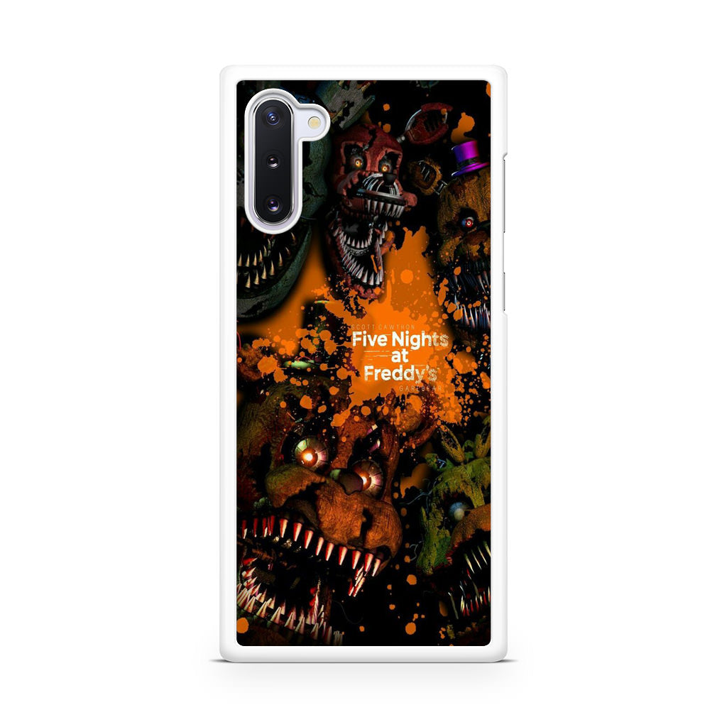 Five Nights at Freddy's Scary Galaxy Note 10 Case