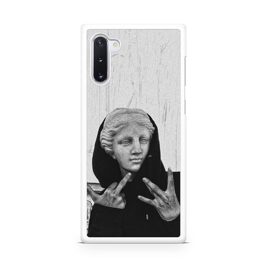 Greek Statue Wearing Hoodie Galaxy Note 10 Case