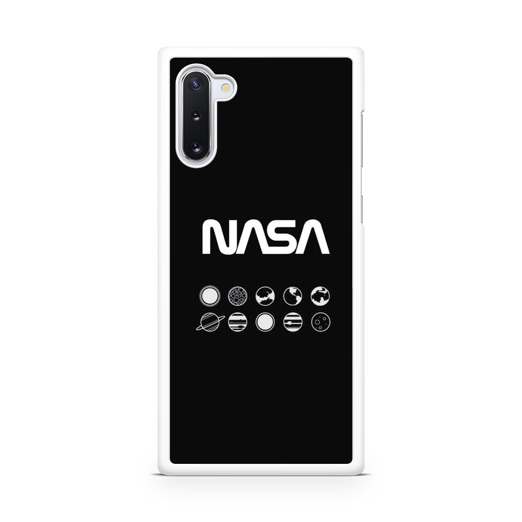 NASA Minimalist Galaxy Note 10 Case