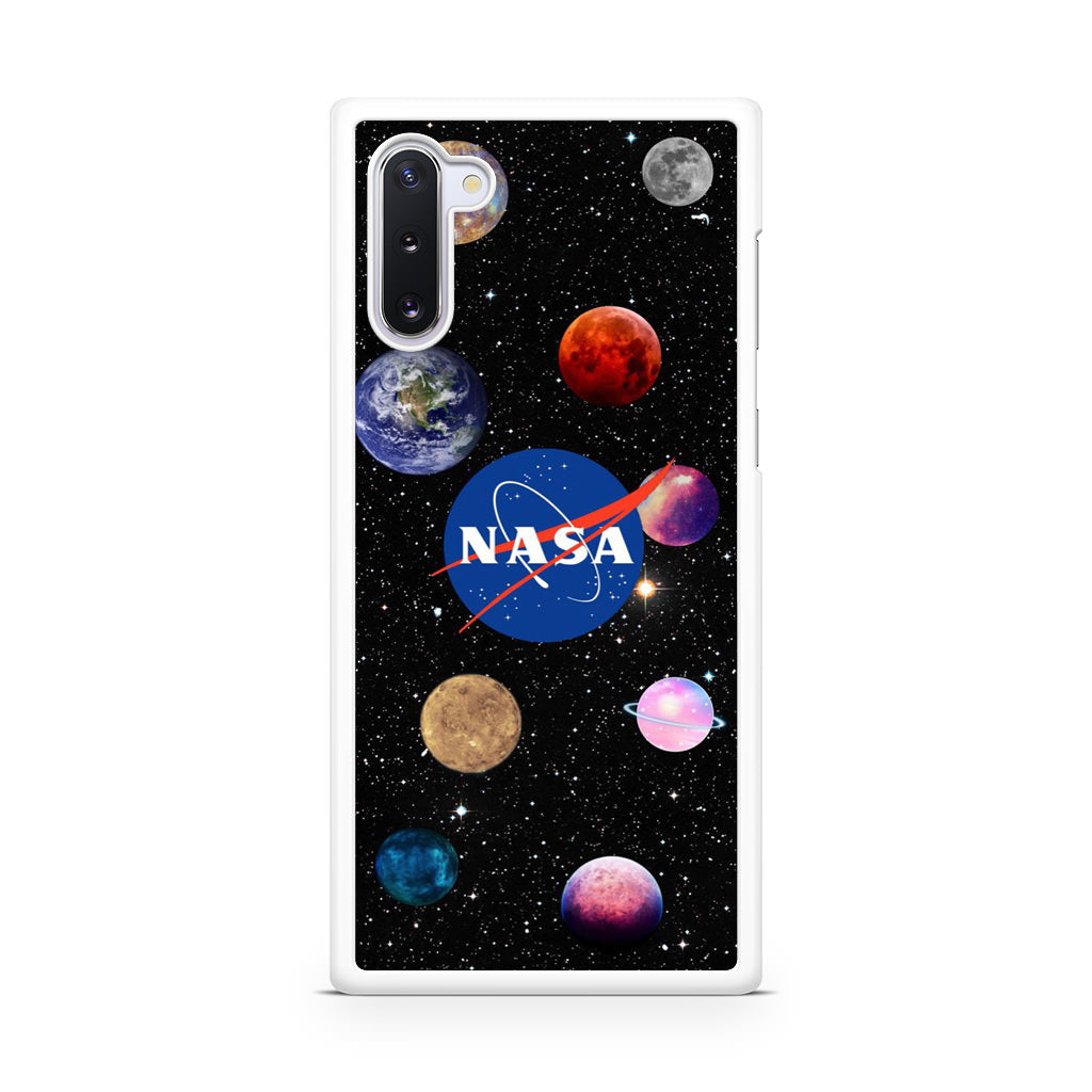 NASA Planets Galaxy Note 10 Case