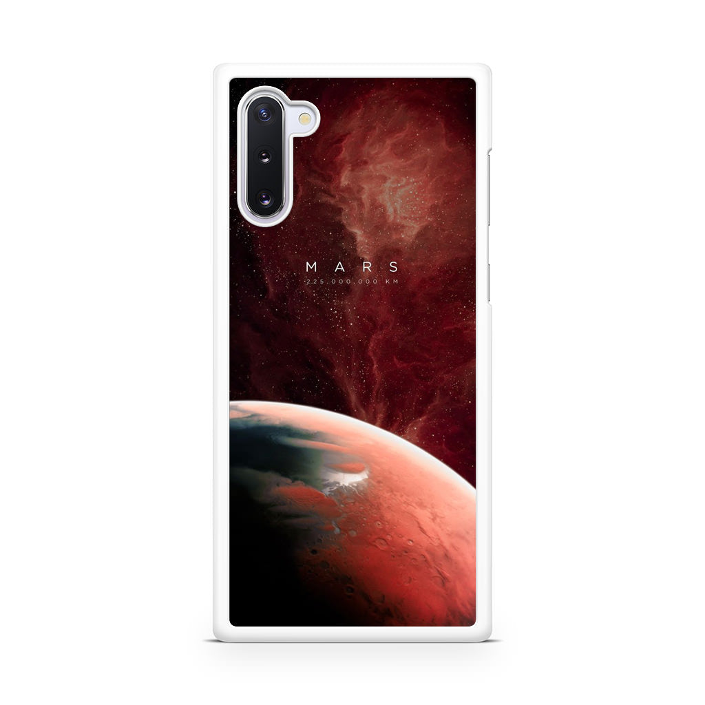 Planet Mars Galaxy Note 10 Case