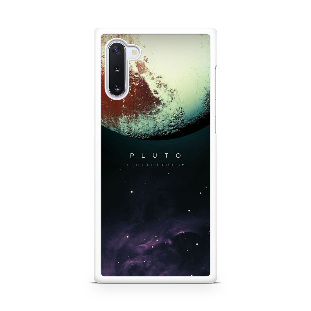 Planet Pluto Galaxy Note 10 Case