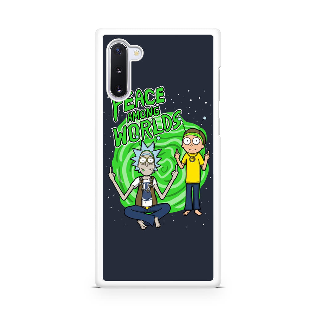 Rick And Morty Peace Among Worlds Galaxy Note 10 Case