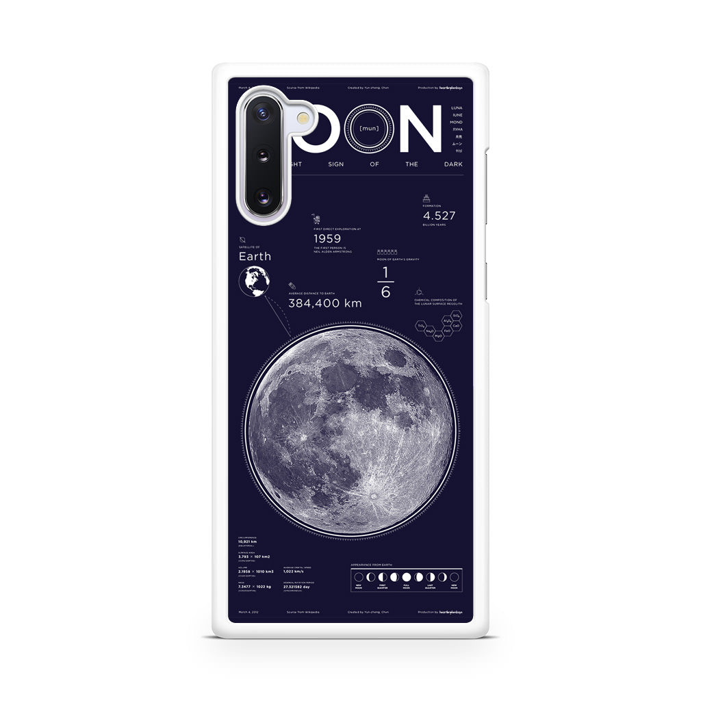 The Moon Galaxy Note 10 Case