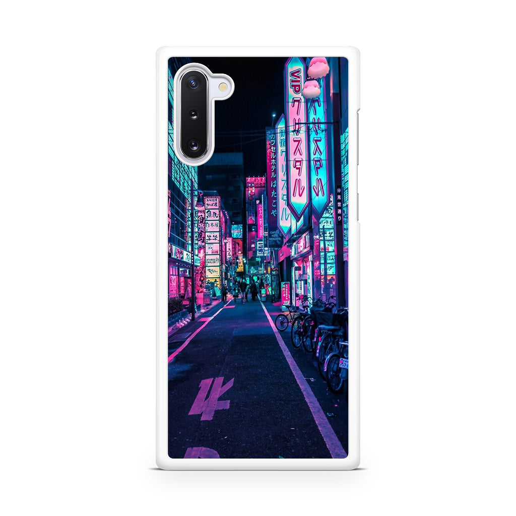 Tokyo Street Wonderful Neon Galaxy Note 10 Case