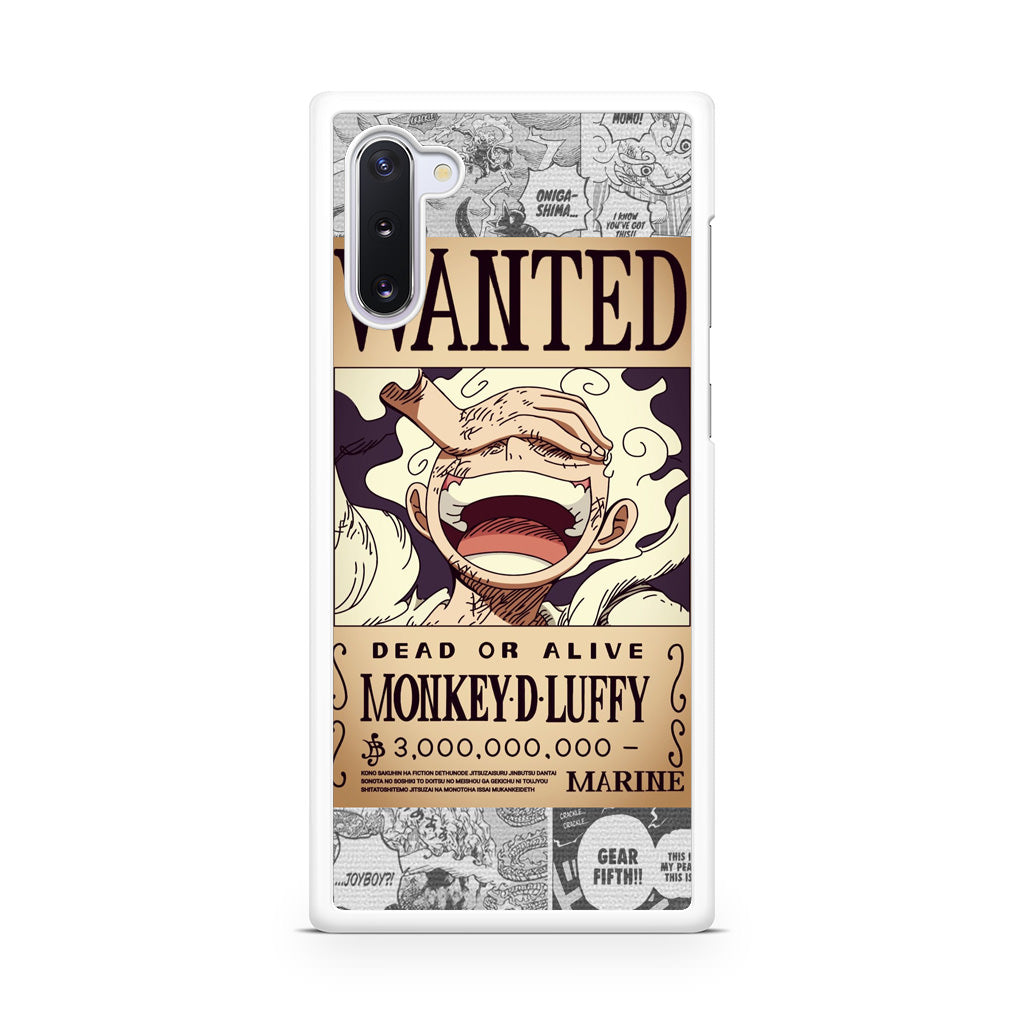 Gear 5 Wanted Poster Galaxy Note 10 Case