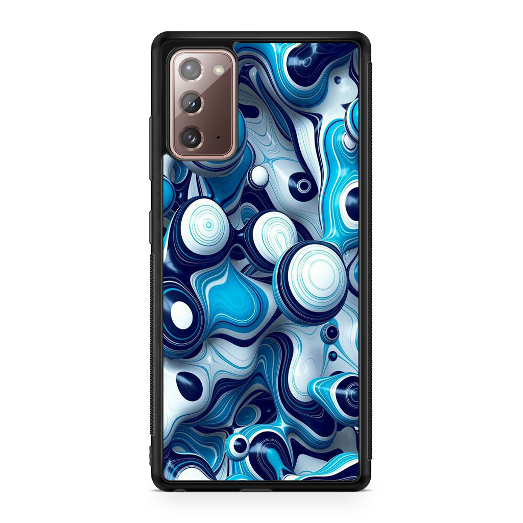 Abstract Art All Blue Galaxy Note 20 Case