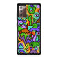 Abstract Colorful Doodle Art Galaxy Note 20 Case