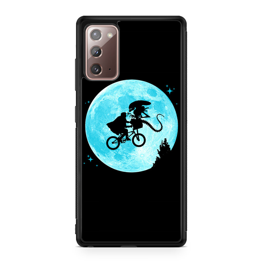 Alien Bike to the Moon Galaxy Note 20 Case