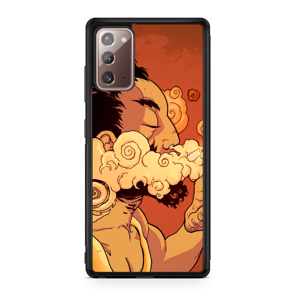 Artistic Psychedelic Smoke Galaxy Note 20 Case