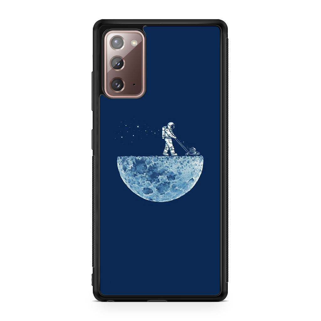 Astronaut Mowing The Moon Galaxy Note 20 Case