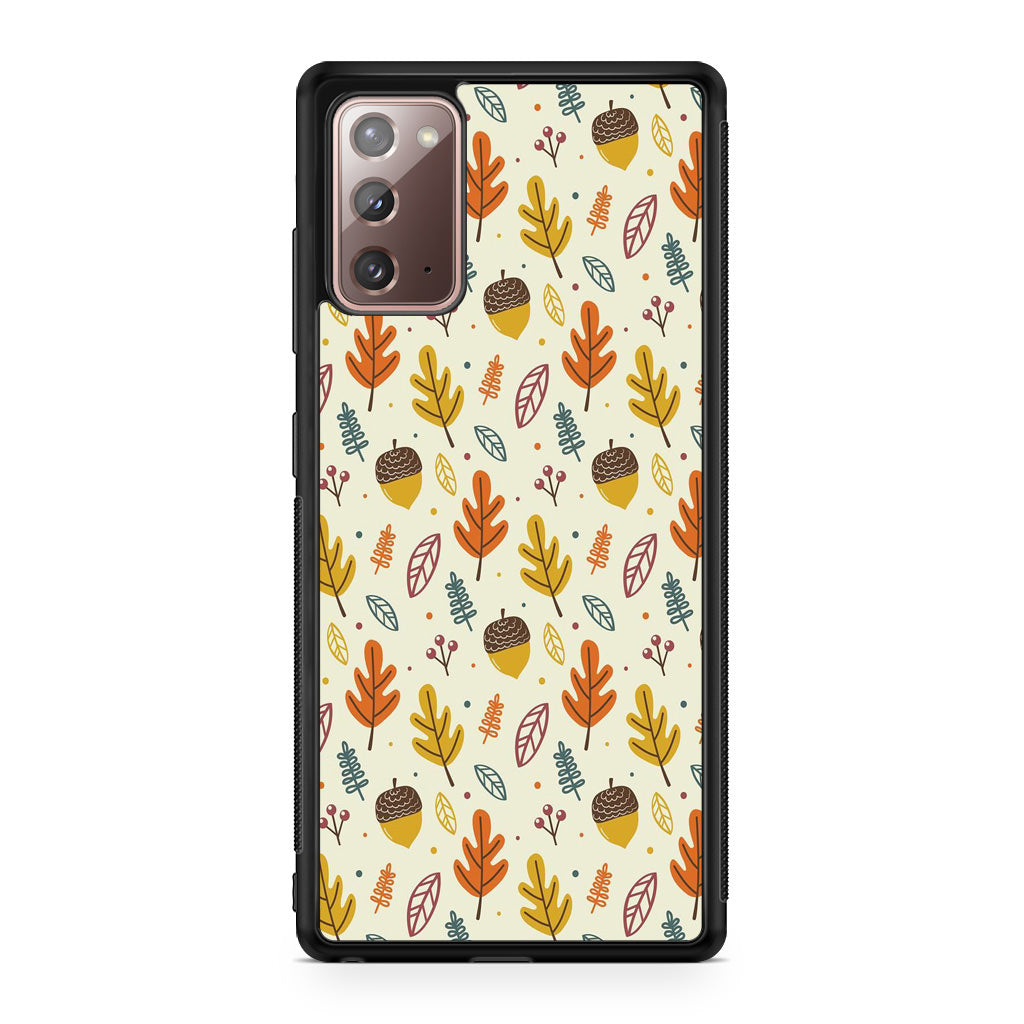 Autumn Things Pattern Galaxy Note 20 Case