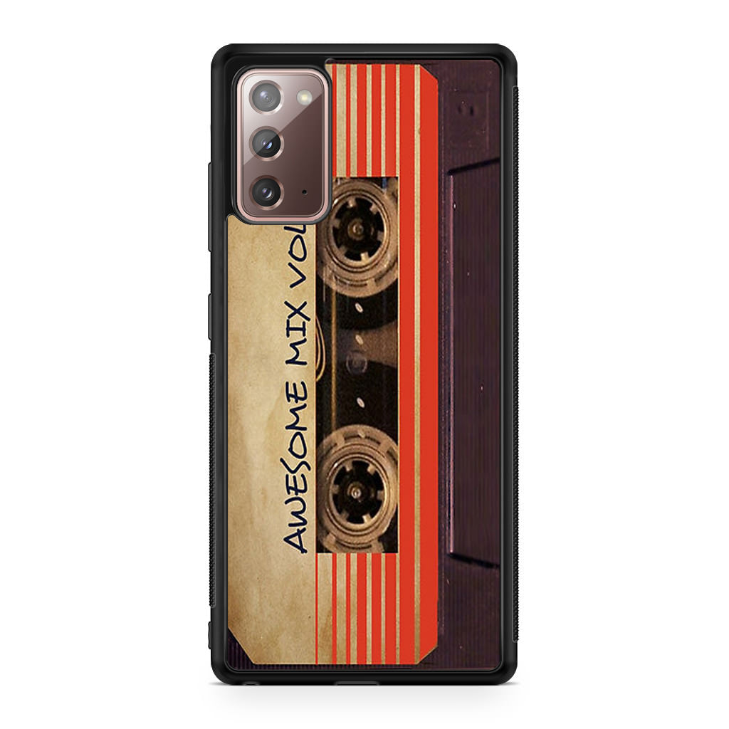 Awesome Mix Vol 1 Cassette Galaxy Note 20 Case