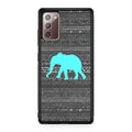 Aztec Elephant Turquoise Galaxy Note 20 Case