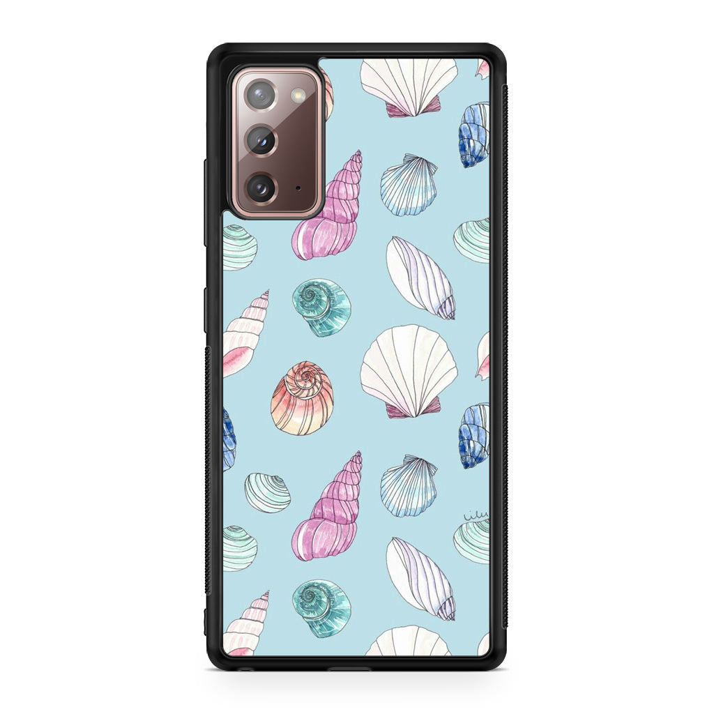 Beach Shells Pattern Galaxy Note 20 Case