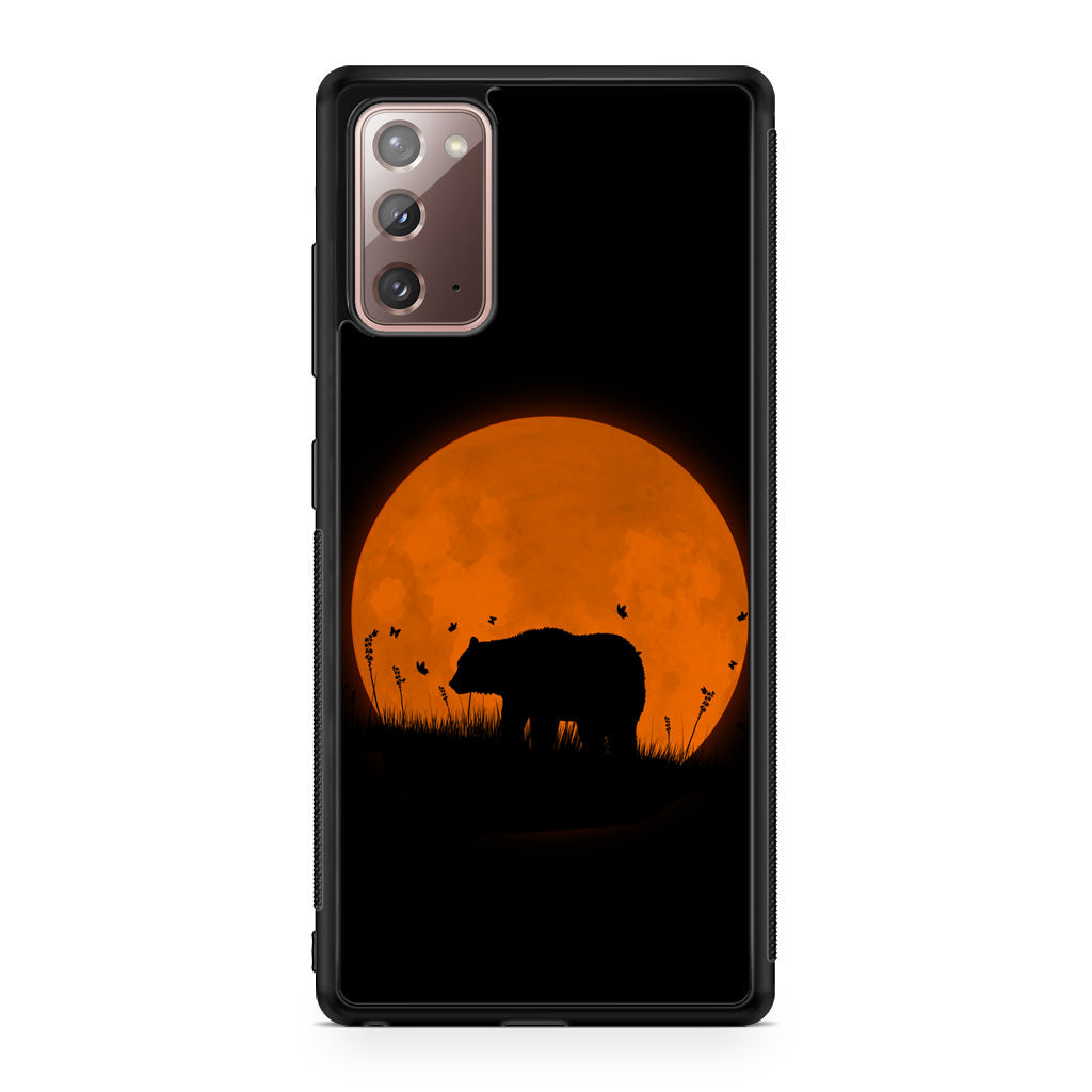 Bear Silhouette Galaxy Note 20 Case