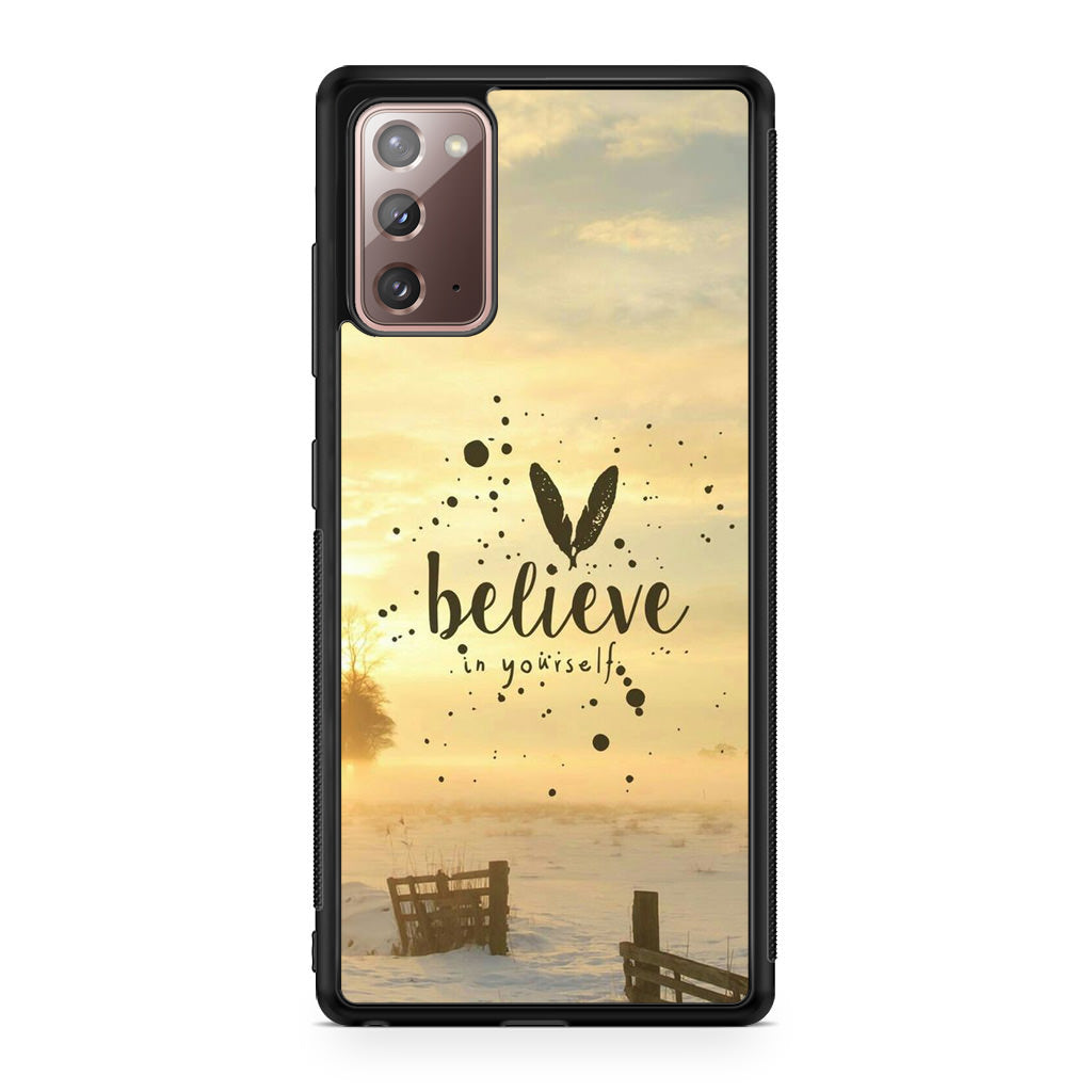 Believe in Yourself Galaxy Note 20 Case