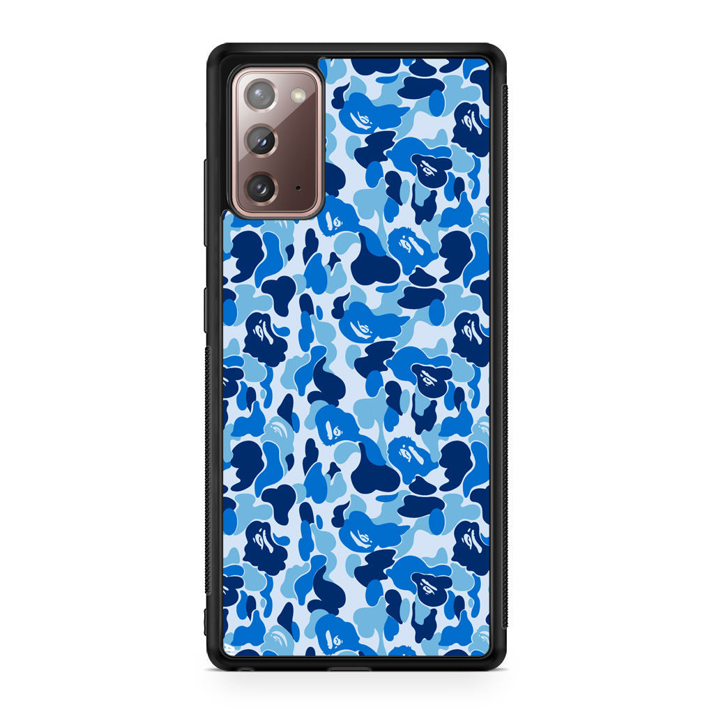 Blue Camo Galaxy Note 20 Case