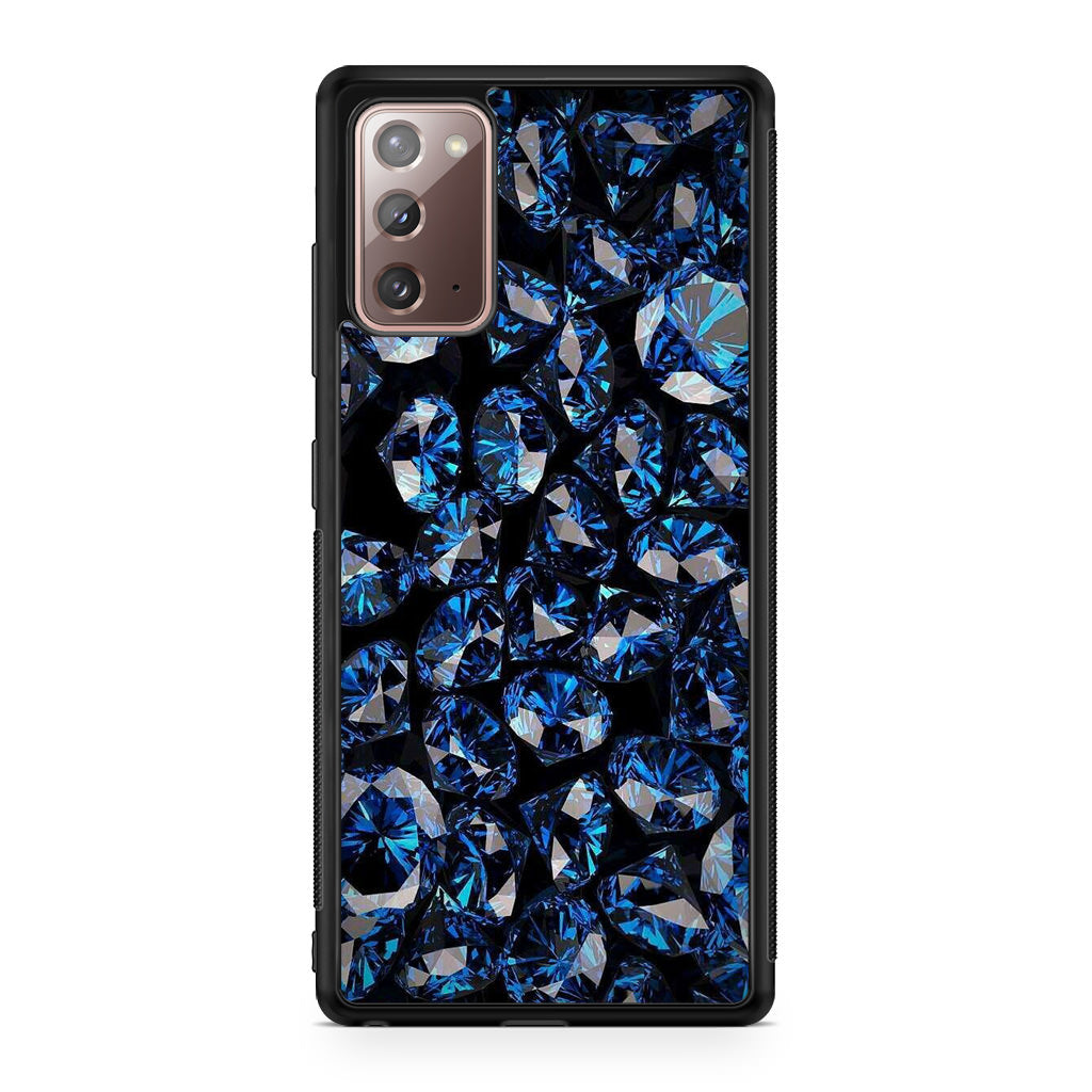 Blue Diamonds Pattern Galaxy Note 20 Case