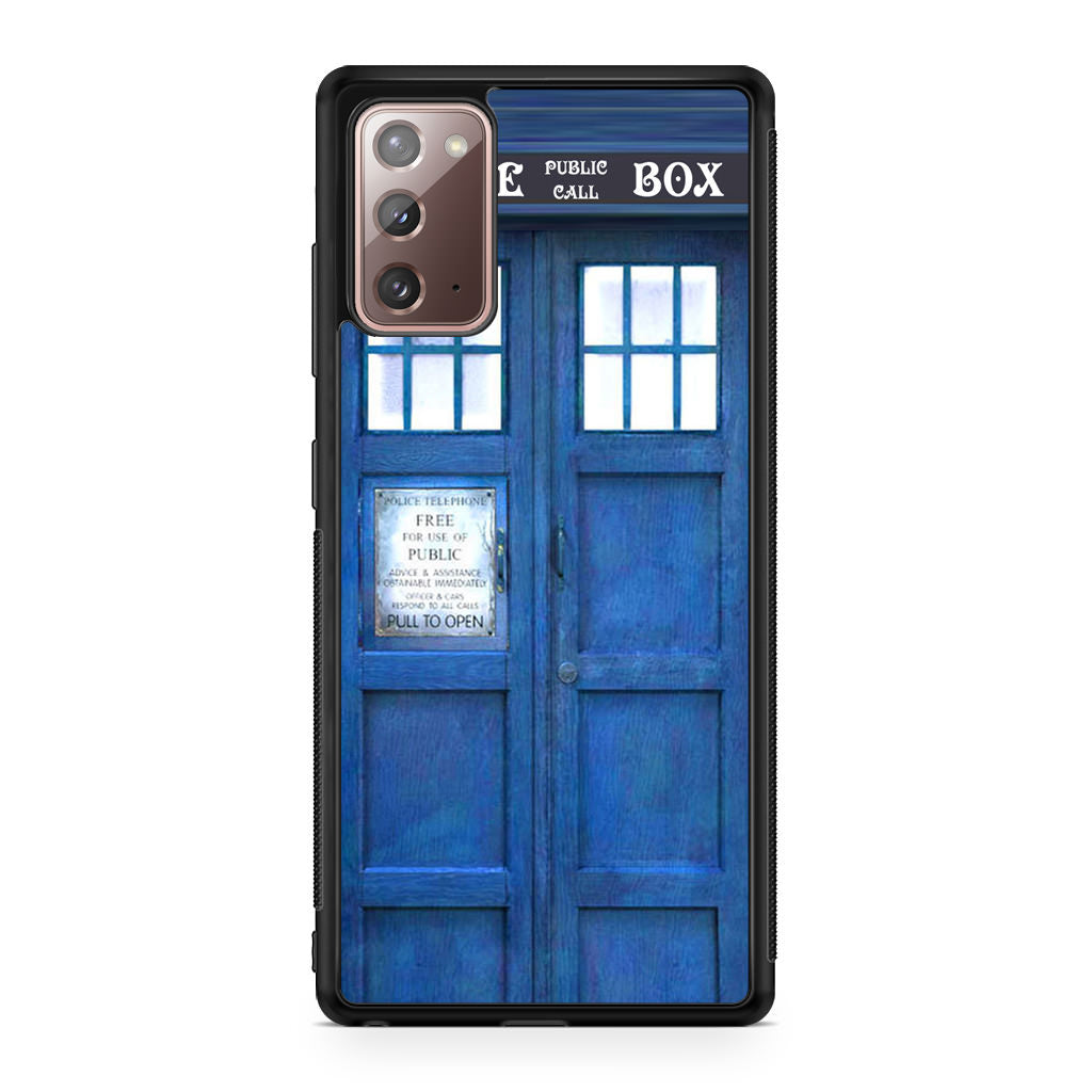 Blue Police Call Box Galaxy Note 20 Case