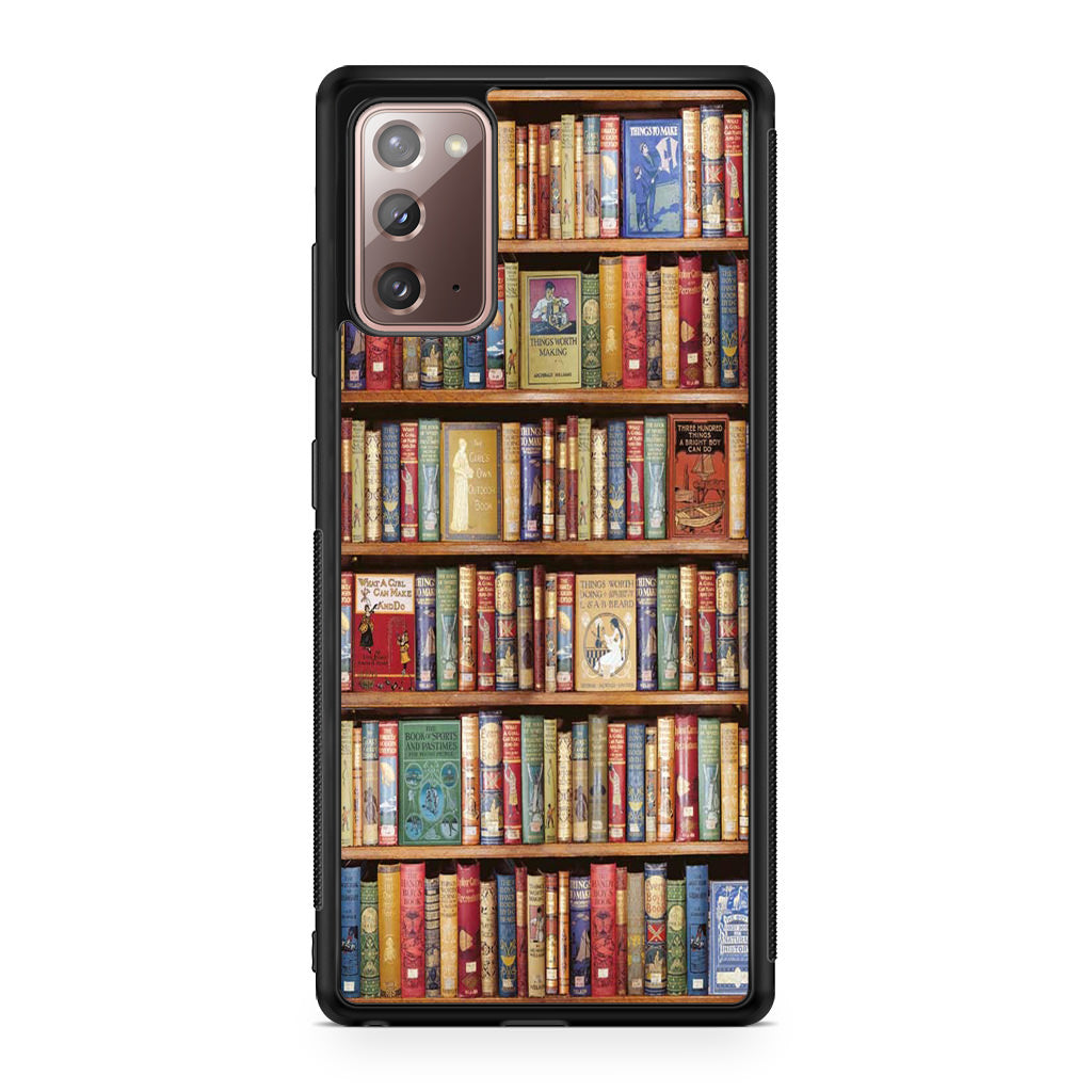 Bookshelf Library Galaxy Note 20 Case