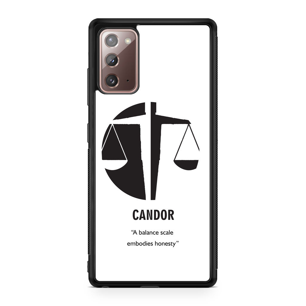 Candor Divergent Faction Galaxy Note 20 Case