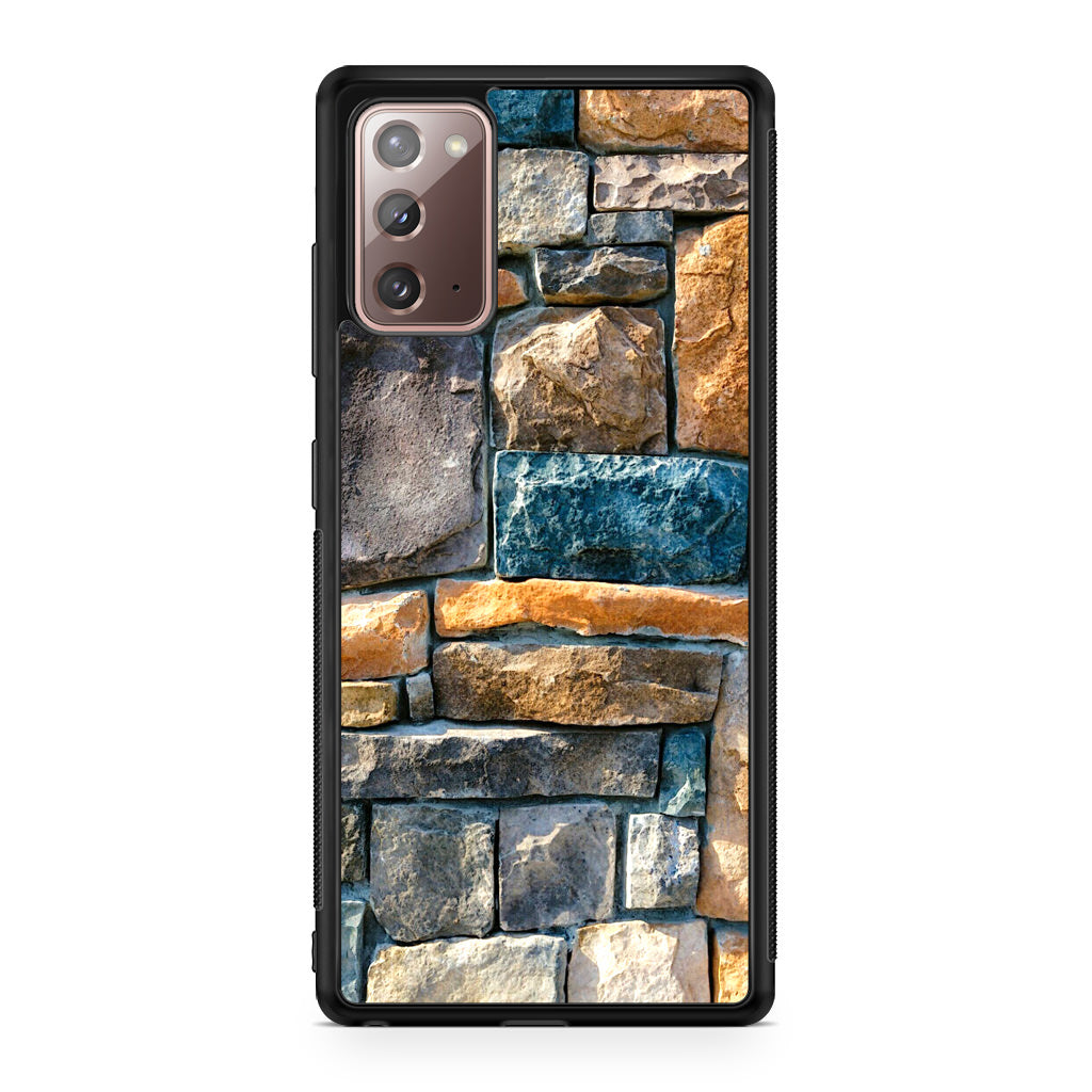 Colored Stone Piles Galaxy Note 20 Case