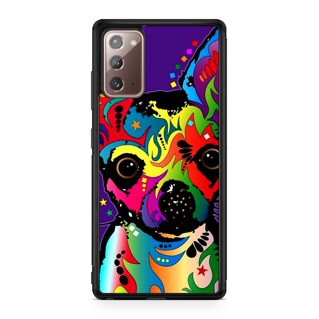 Colorful Chihuahua Galaxy Note 20 Case