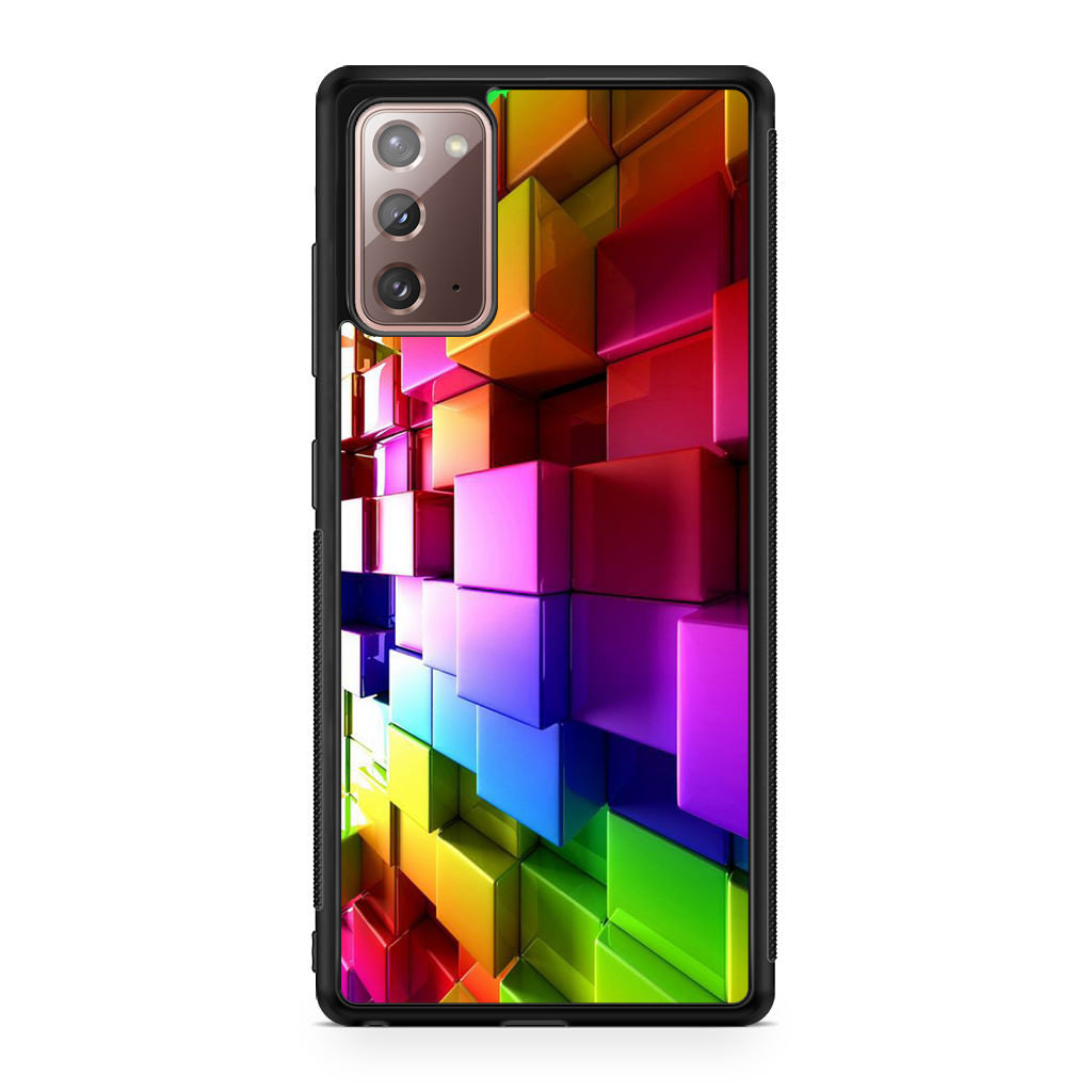 Colorful Cubes Galaxy Note 20 Case