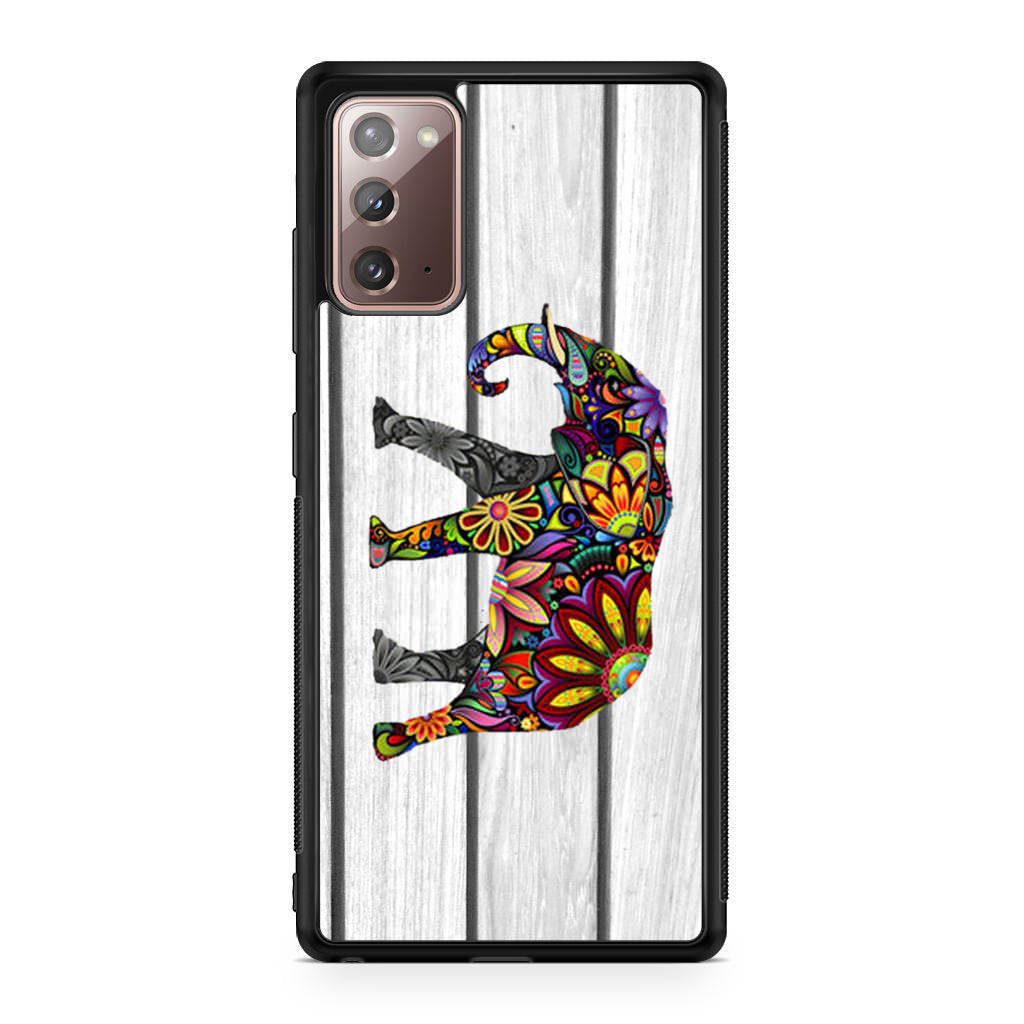 Colorful Elephant Flower Galaxy Note 20 Case