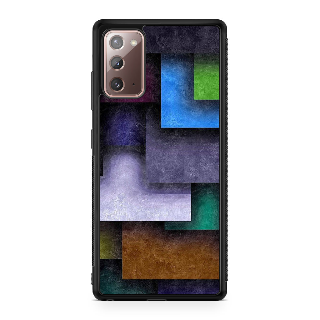 Colorful Rectangel Art Galaxy Note 20 Case