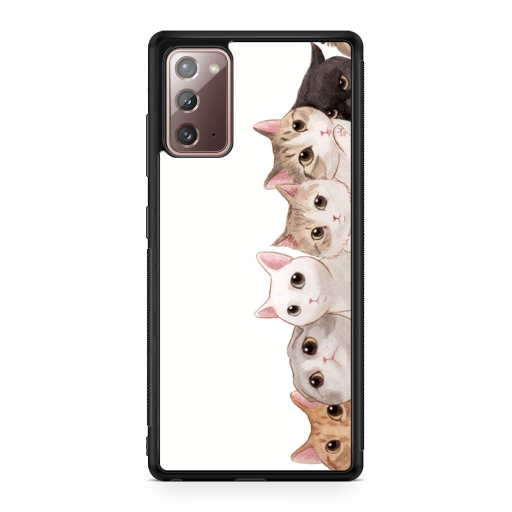 Cute Cats Vertical Galaxy Note 20 Case