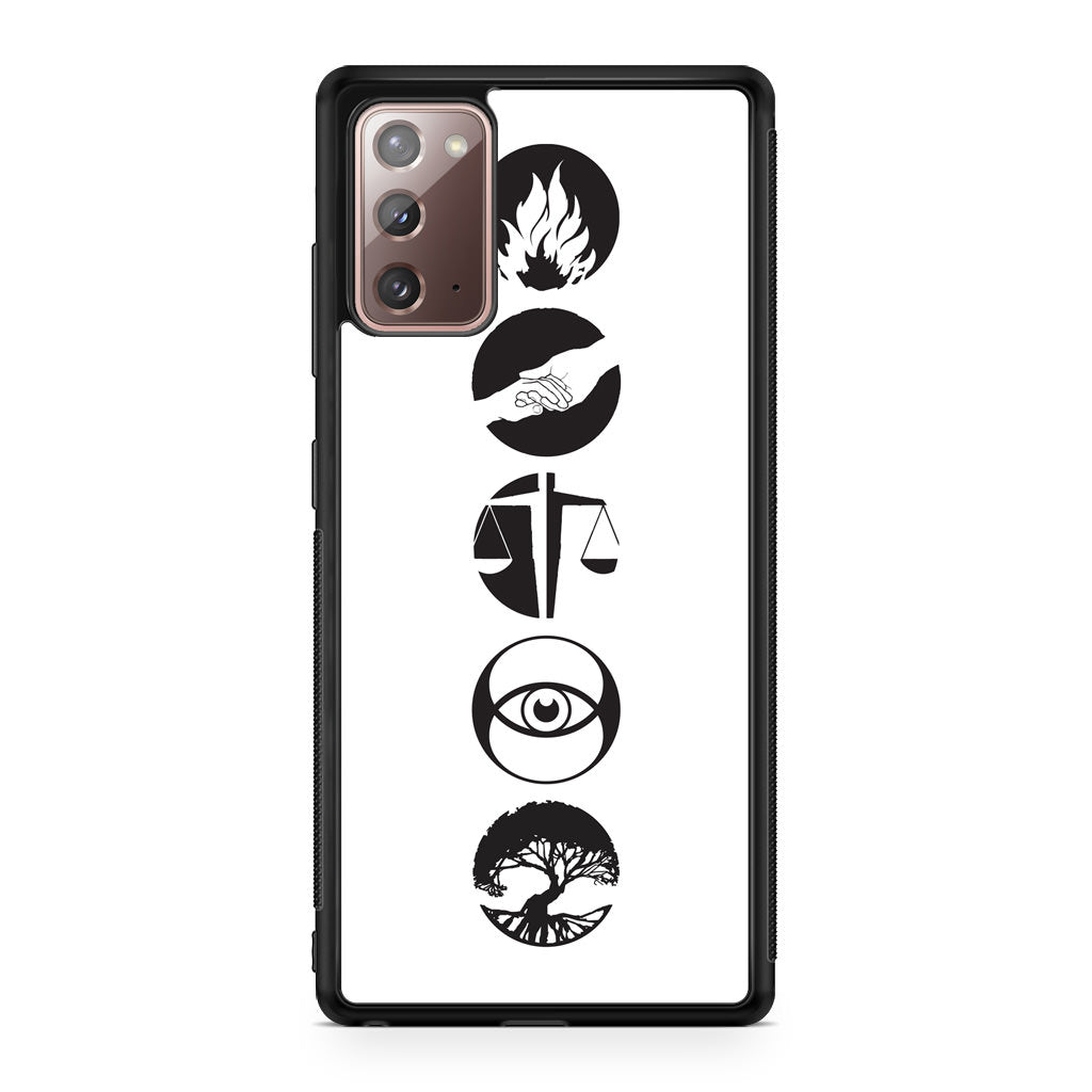 Divergent Factions Galaxy Note 20 Case