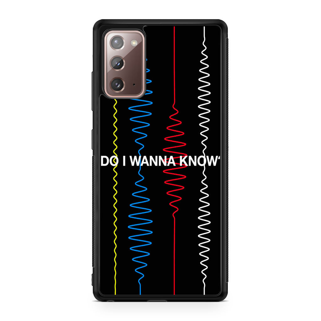 Do I Wanna Know Four Strings Galaxy Note 20 Case