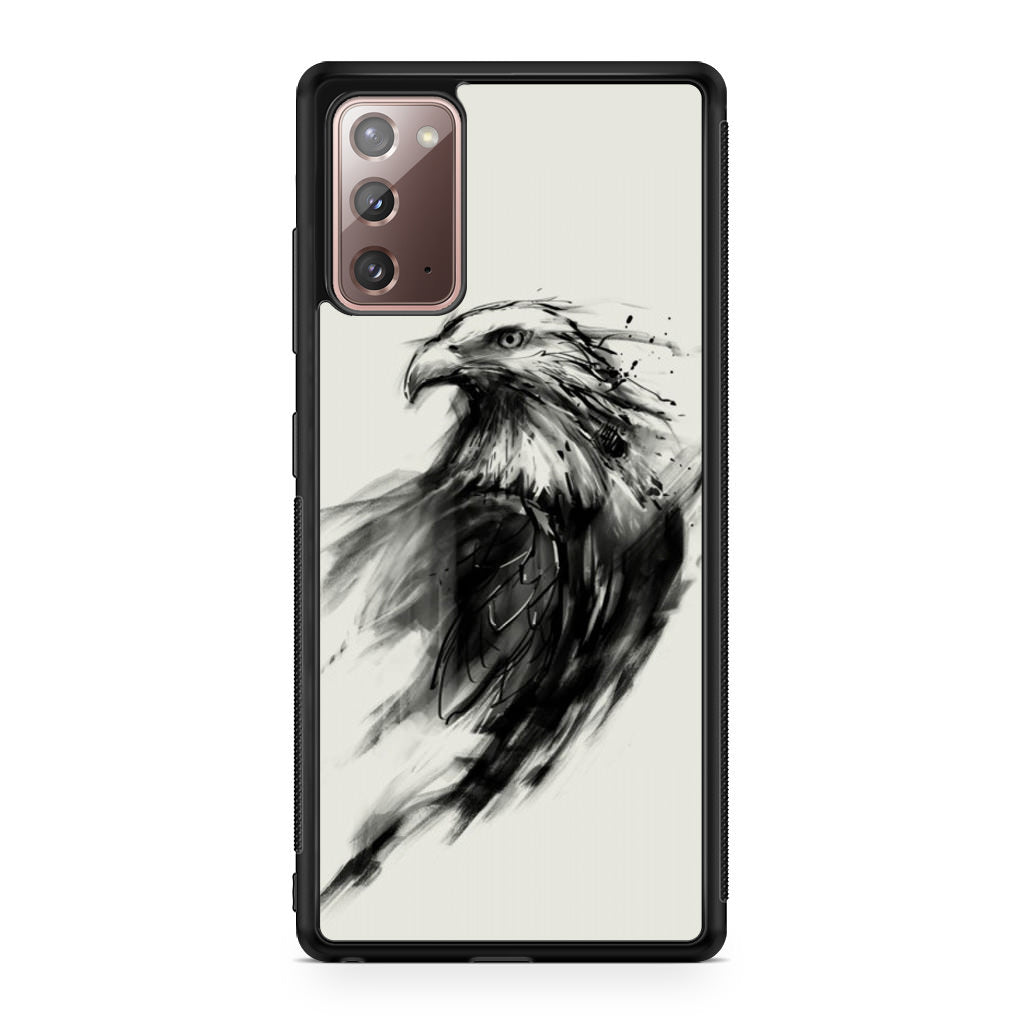 Eagle Art Black Ink Galaxy Note 20 Case