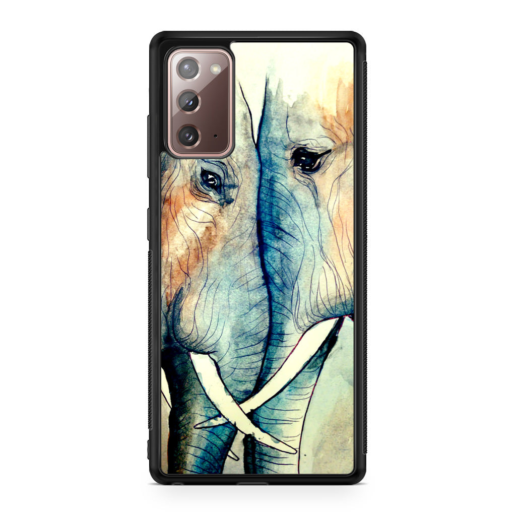 Elephants Sadness Galaxy Note 20 Case