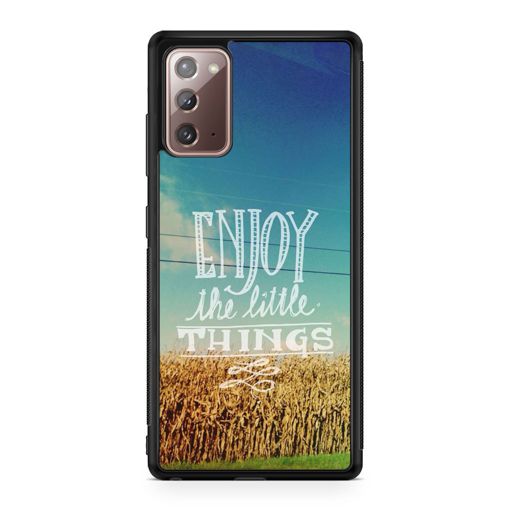 Enjoy The Little Things Galaxy Note 20 Case