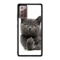 Finger British Shorthair Cat Galaxy Note 20 Case