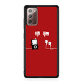 Funny Music Headphones Player Buds Galaxy Note 20 Case