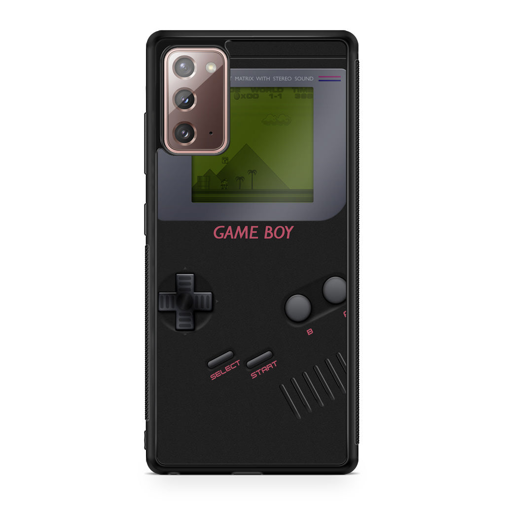Game Boy Black Model Galaxy Note 20 Case