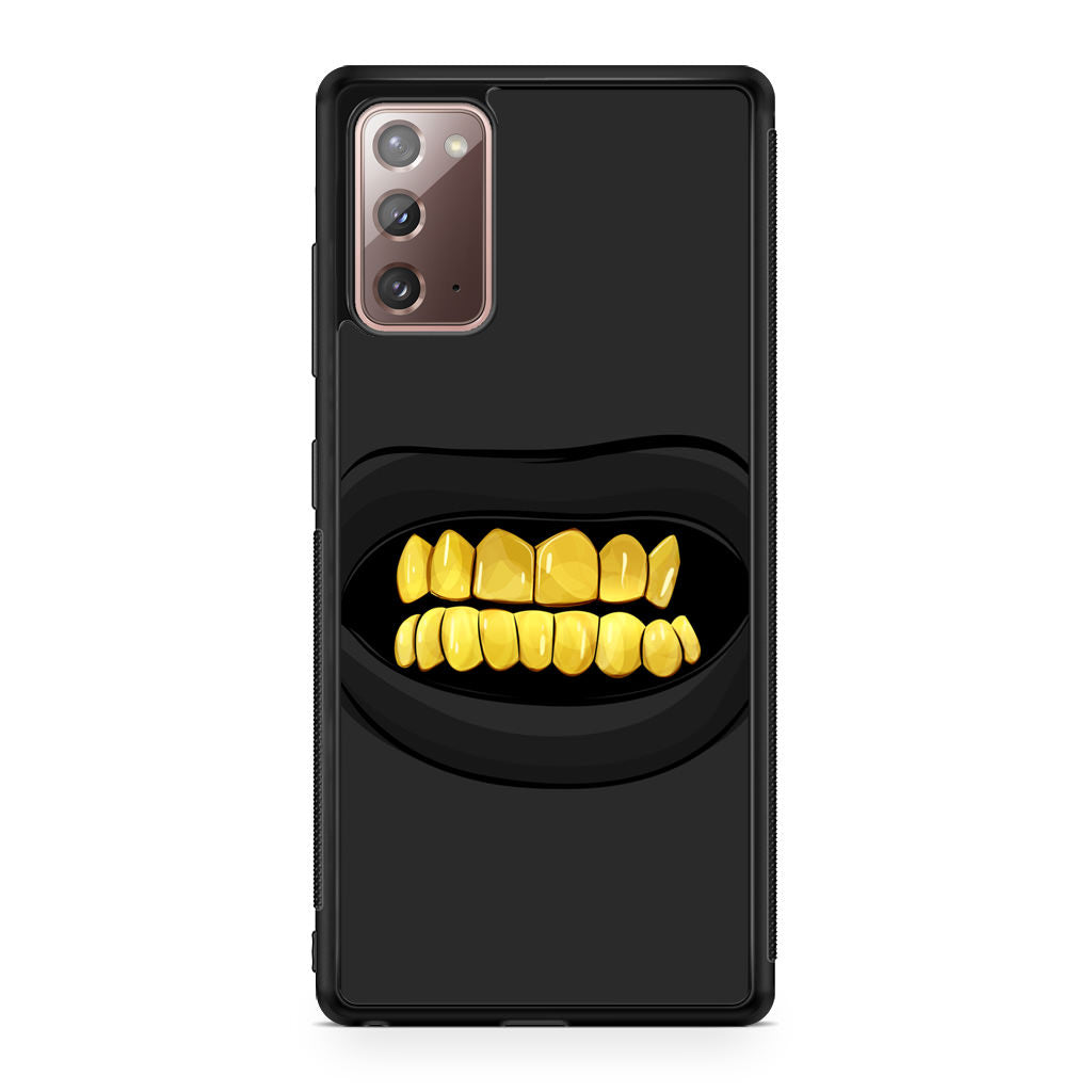 Gold Grillz Galaxy Note 20 Case