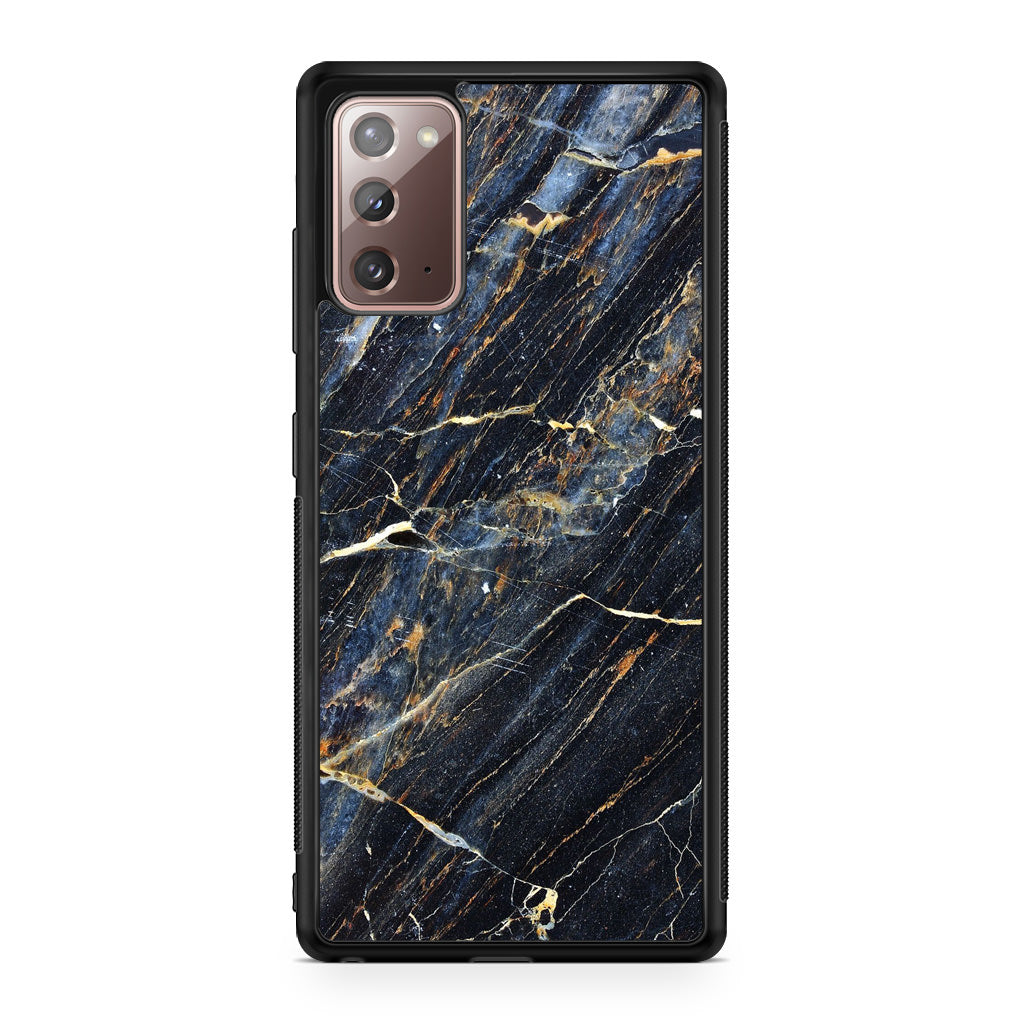 Golden Black Marble Galaxy Note 20 Case